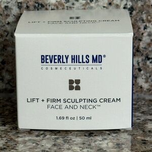 Beverly Hills MD Lift & Firm Sculpting Cream For Face and Neck- White